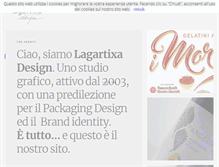 Tablet Screenshot of lagartixadesign.com